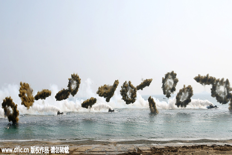 S.Korea and US marines hold annual Foal Eagle exercises