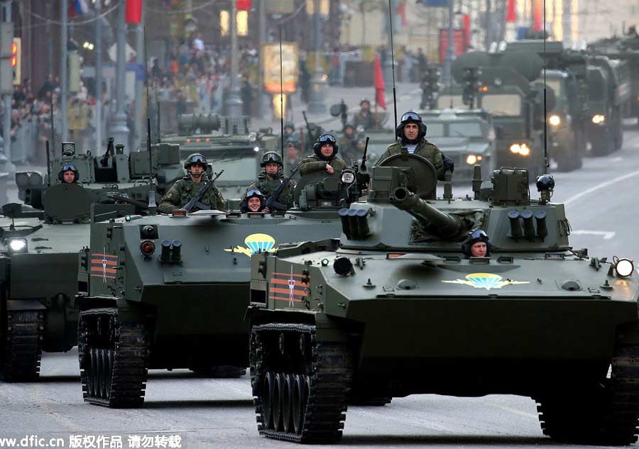 China joins rehearsal for Victory Day parade in Moscow