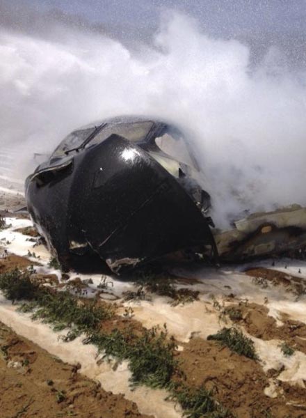 Military plane crashes in Spain, killing 4 crew members