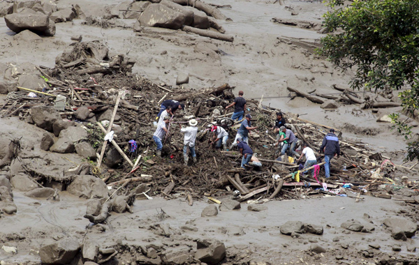 48 people confirmed dead in Colombian landslide
