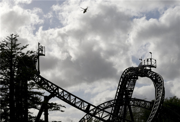 Four seriously hurt in British park rollercoaster accident