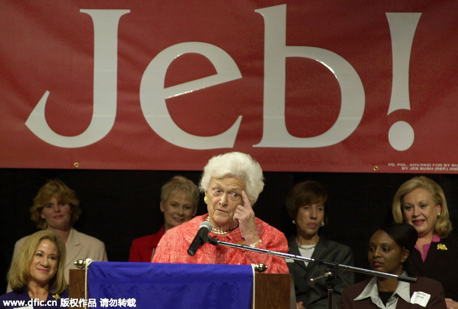 Barbara Bush celebrates 90th birthday