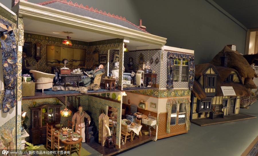 Collection of 70 dollshouses gifted to Newby Hall