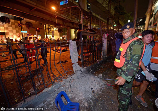 Bomb in Thai capital kills 19, including 3 Chinese nationals