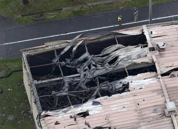 Explosion at US base in Japan lights up night sky