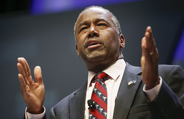 Republican candidate Carson says Muslims unfit to be US president