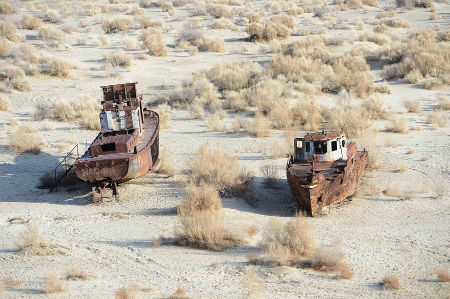 World's 4th largest lake Aral Sea shrinking