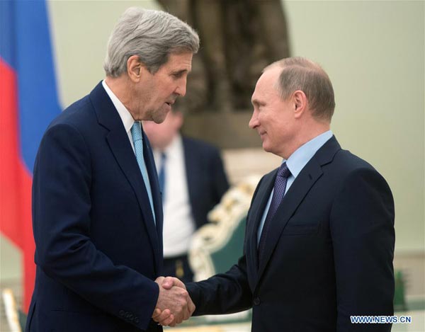 Russia, US pledge joint efforts to push forward Syria political process