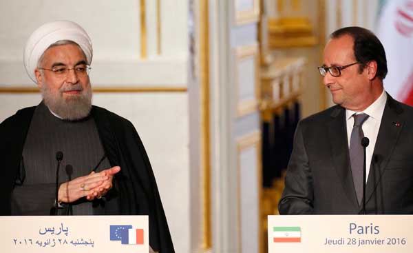 Rouhani's visit to Europe brings about deals worth billions of USD