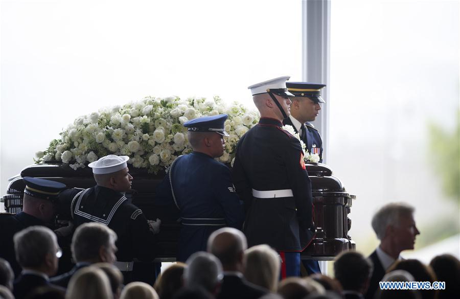 Former US first lady Nancy Reagan's funeral held in California