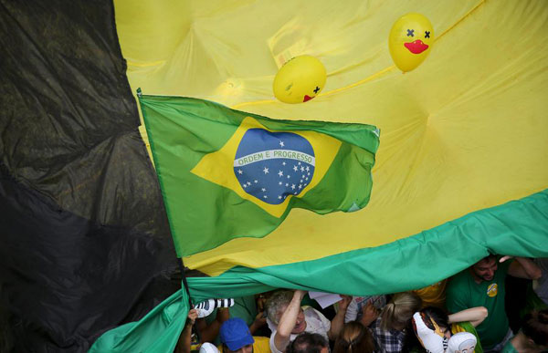 Record Brazil protests put Rousseff's future in doubt