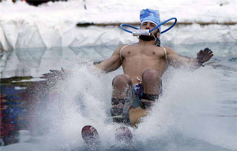 Forføre Borger Ray Participants jump and freeze at Red bull competition[3]- Chinadaily.com.cn