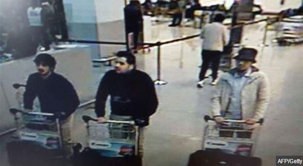 Belgians identify two suspected bombers in Brussels blasts
