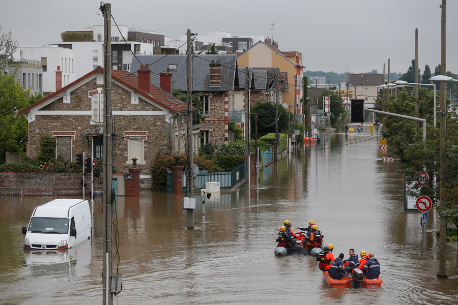 At least two dead as heavy flood wreaks havoc in France