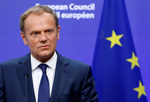 Tusk assures world that remaining 27 EU members stand together