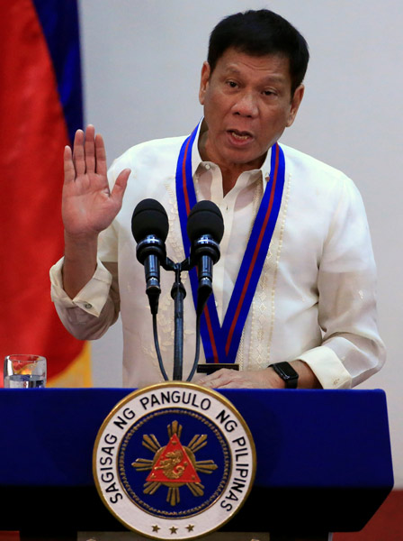 Philippine president wants 'conversation' with China: spokesman