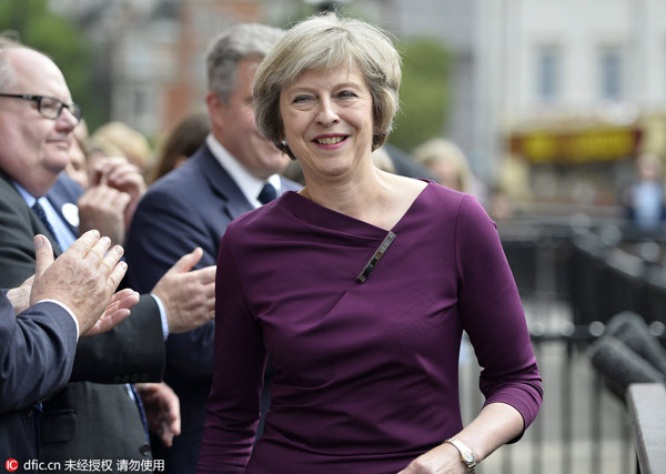 Theresa May sets for 2nd female PM for Britain
