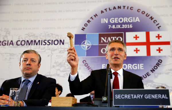 NATO chief reaffirms Georgia's membership prospect