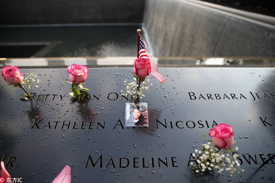 15th anniversary of 9/11 attacks marked in NYC