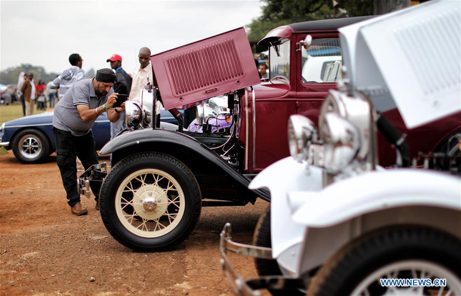 46th Africa Concours d'Elegence shows vintage cars in Nairobi