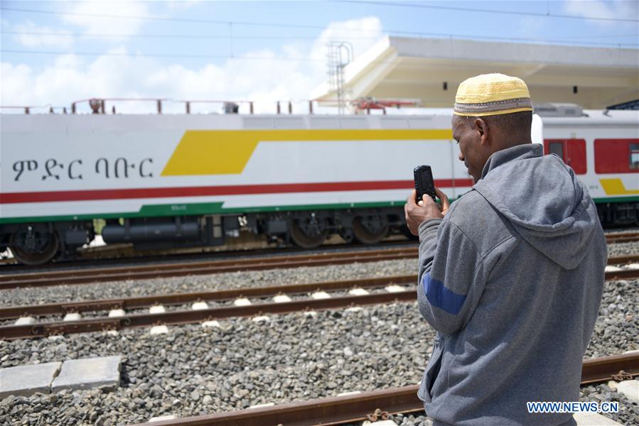 Chinese-built railway help Ethiopia speed up industrialization