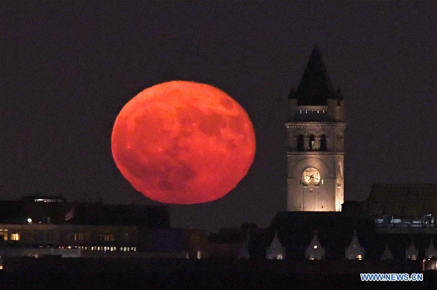 Super moon lights up skies around world