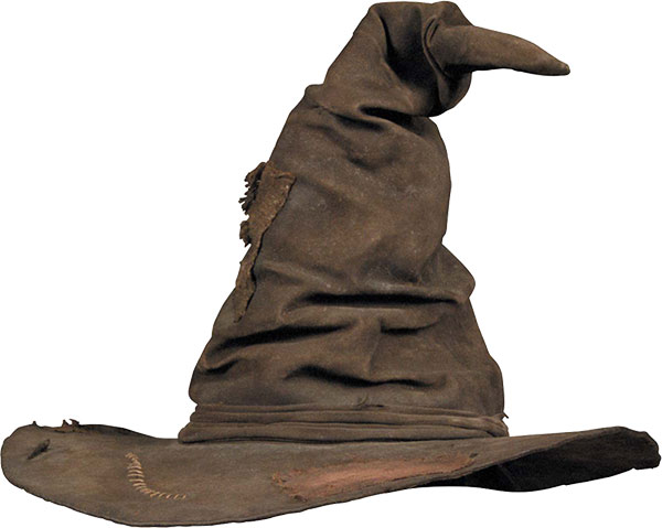 Harry Potter' sorting hat looks like a spider