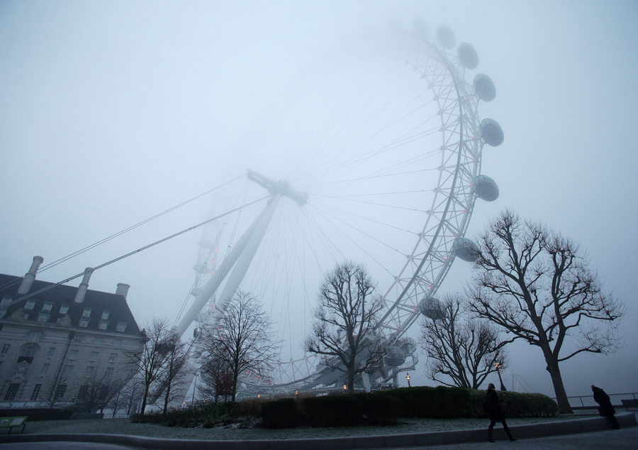 London smog: worse than Beijing on Monday