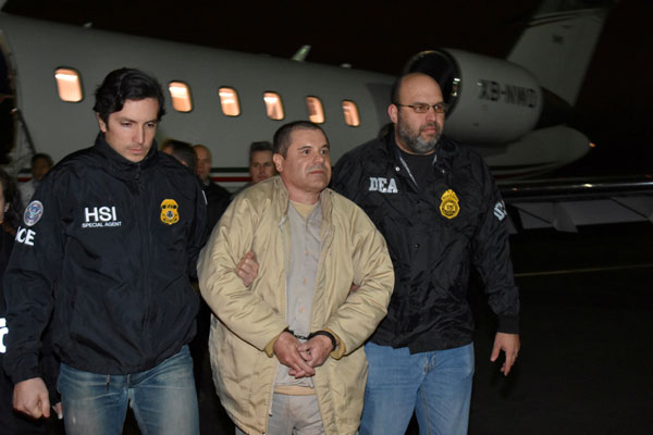 Mexican drug lord 'El Chapo' to appear in US court