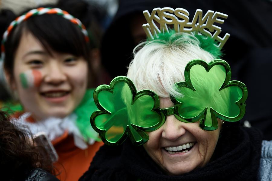 People across the world celebrate St Patrick's Day