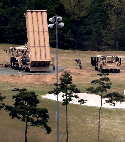 THAAD 'operational' in ROK amid protests