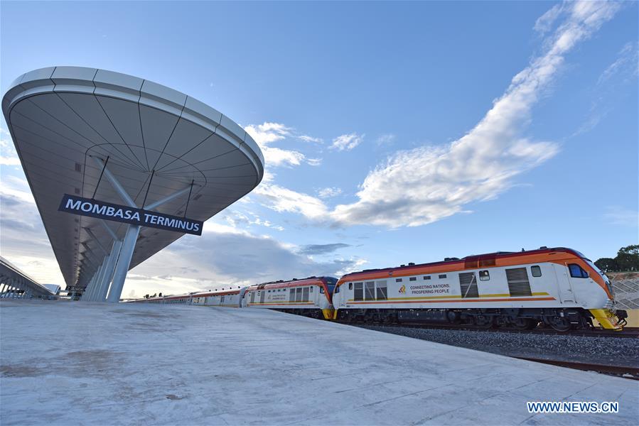 Kenya's standard gauge railway service officially begins operations