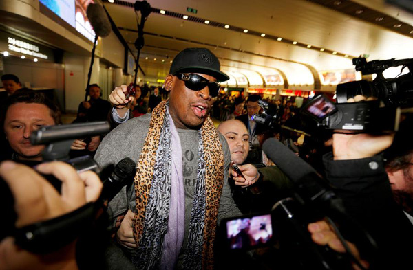 Ex-NBA player Rodman expected to arrive in North Korea on Tuesday: Media