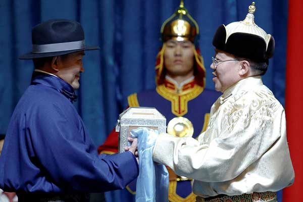 Khaltmaa Battulga inaugurated as Mongolian president