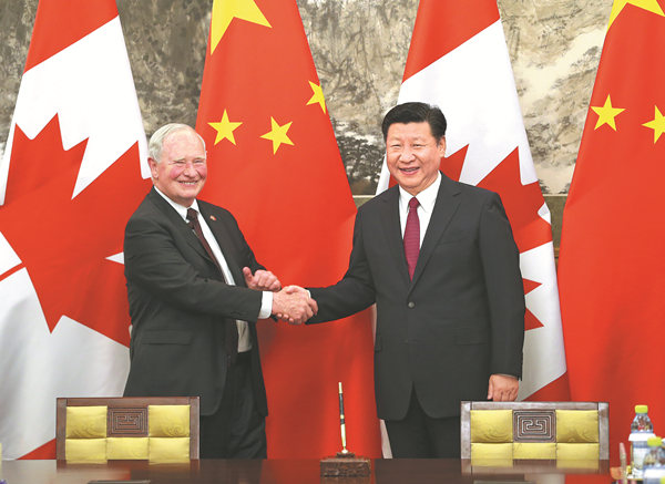 Xi: China, Canada must enlarge trade - World - Chinadaily.com.cn