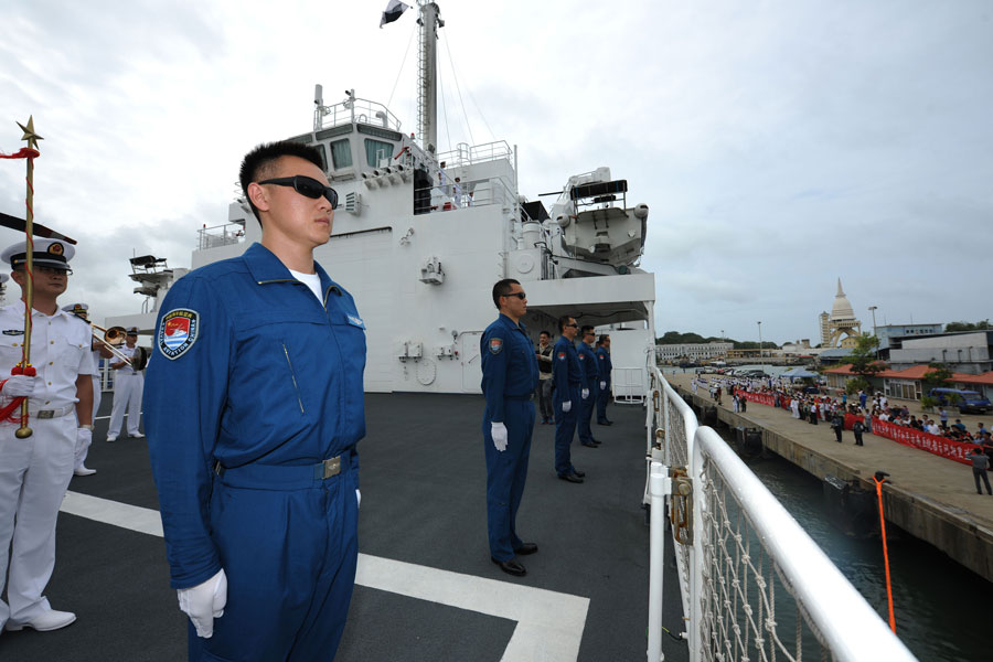 China's naval hospital ship makes first visit to Sri Lanka