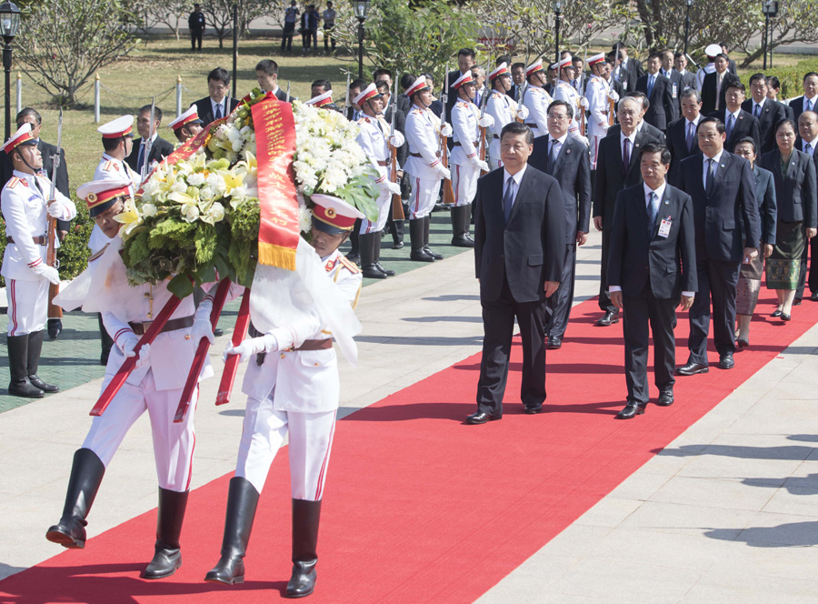 Chinese President Xi Jinping pays state visit to Laos