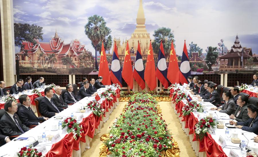 Chinese President Xi Jinping pays state visit to Laos