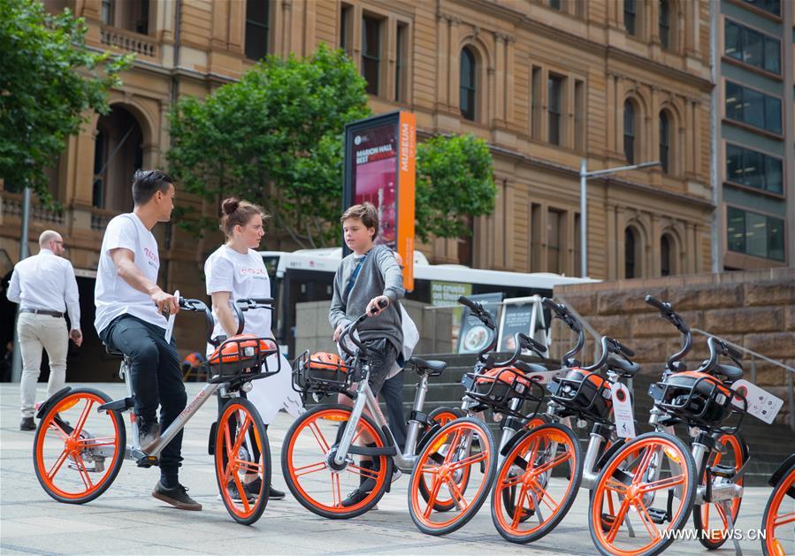 Chinese bike-sharing giant Mobike enters Sydney