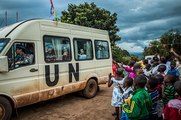 Peacekeepers bring China to life for village orphans in conflict-hit DRC