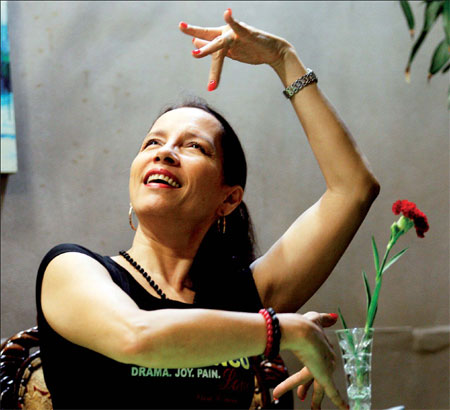 Flaming flamenco