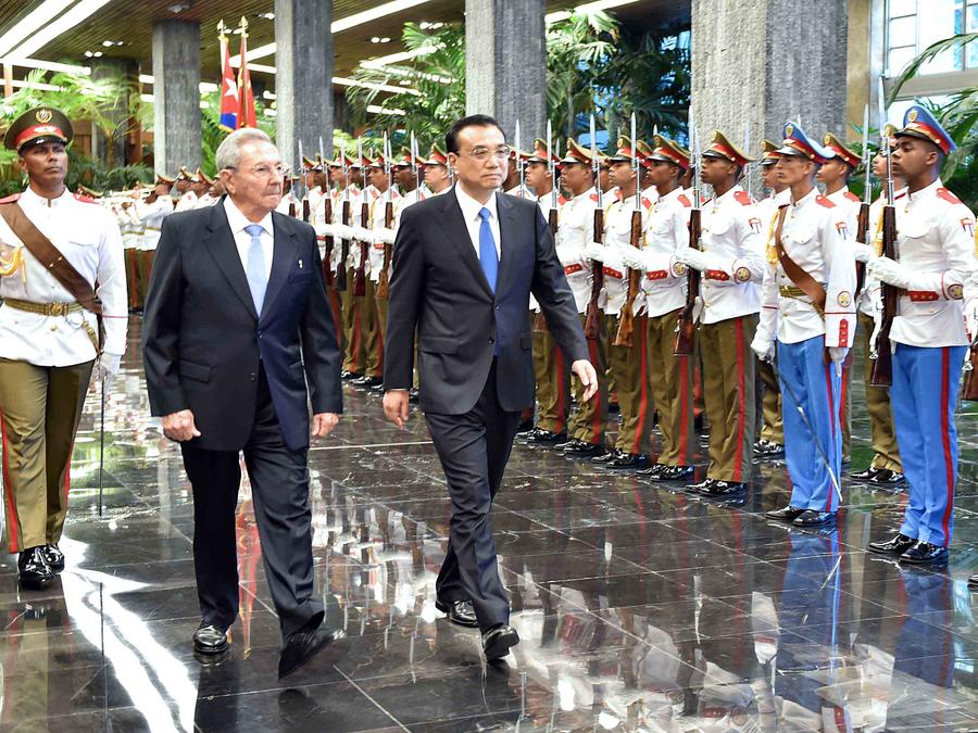 China pledges to further promote bilateral ties with Cuba