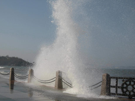 渤海又掀风暴潮