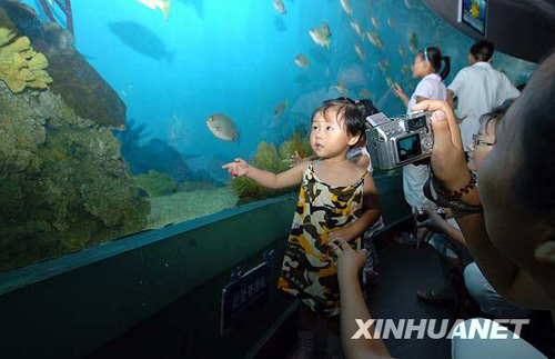 海洋馆里度周末[组图]