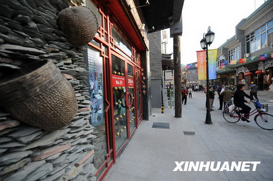 组图：北京大栅栏西街修缮完毕正式开街